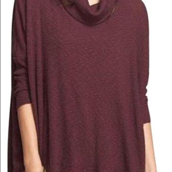 ✨ Free People Beach World Traveler Cowl Neck Open Back Pullover Sweater✨ - Picture 6 of 7